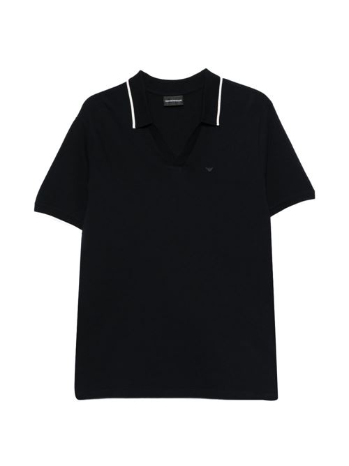 Polo uomo Emporio Armani nera manica corta EMPORIO ARMANI | EM005852AF12955UB118
